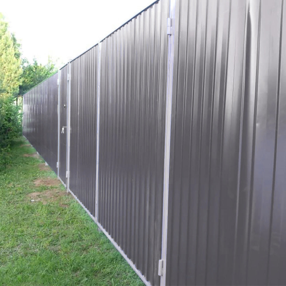 Grey Steel Corrugated Panels
