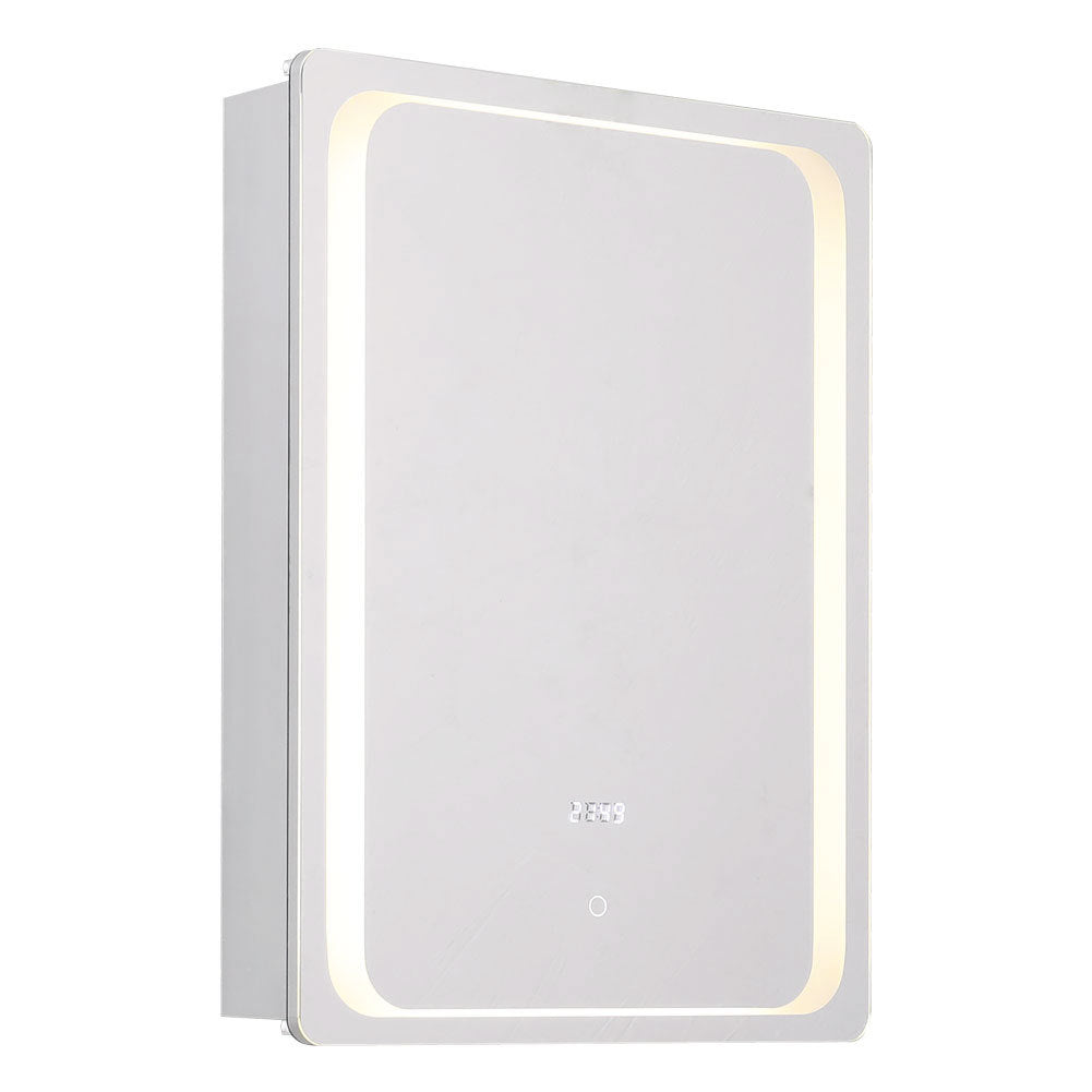 Rectangle Wall Mounted Mirror Cabinet with LED Lighting
