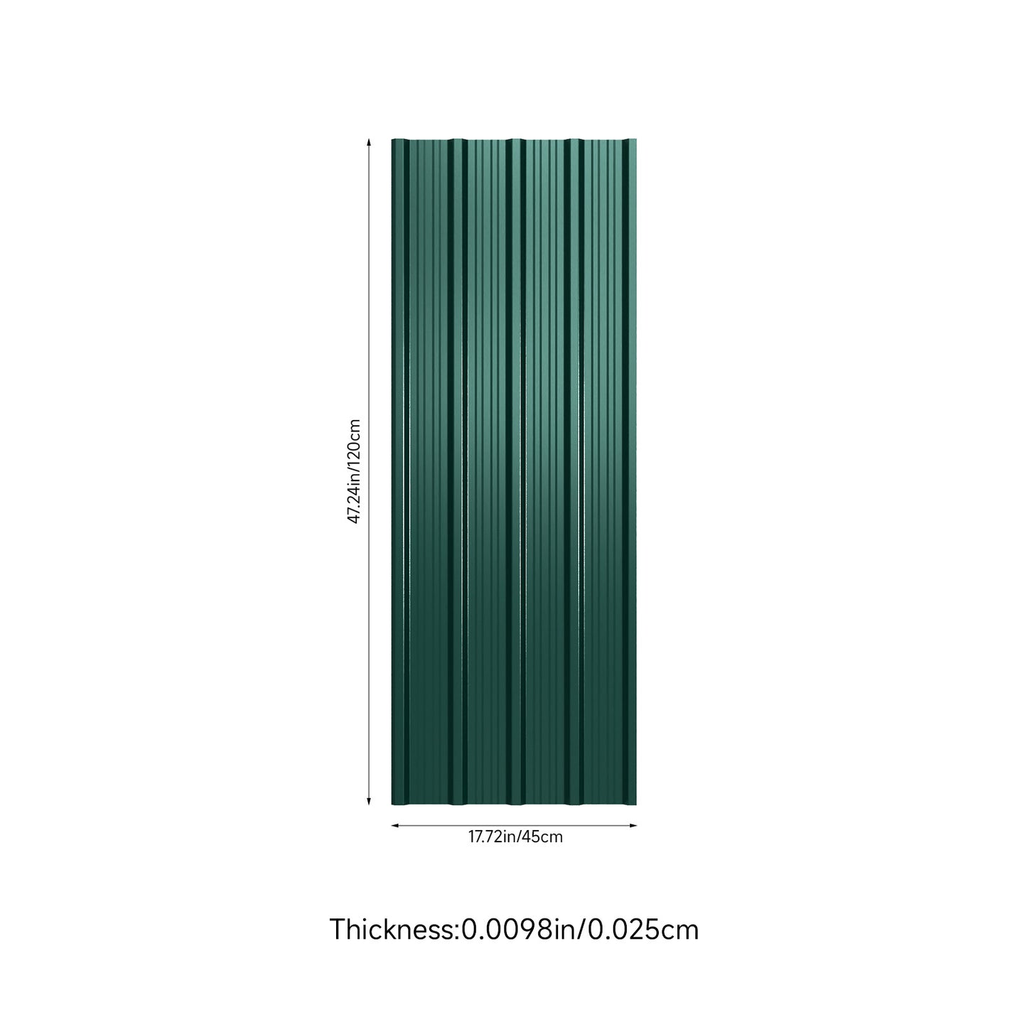 12pcs Galvanised Steel Corrugated Roofing Sheets