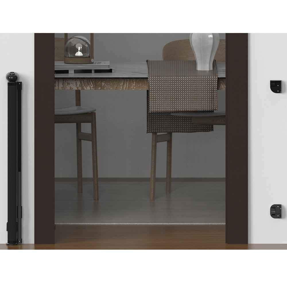 White/Black Retractable Safety Gate for Kids and Pets