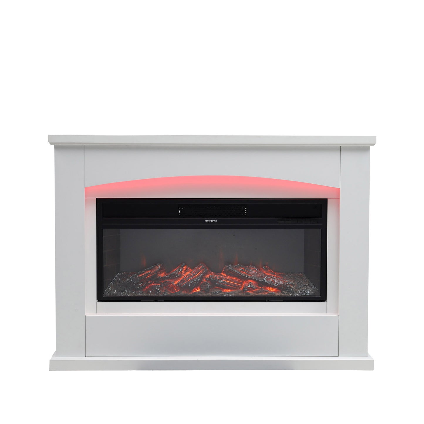 120cm W Electric Fireplace Mantel with 7 Multi-Color Flames