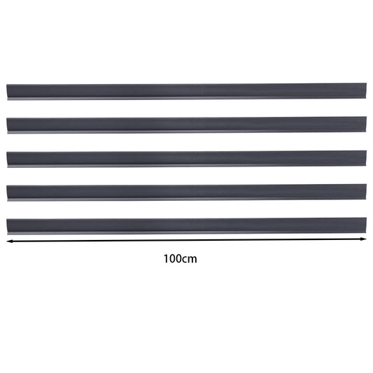 Garden Screening Strips PVC Fence Clamp Rails Double Side Privacy Panel Roll Fixing Clips