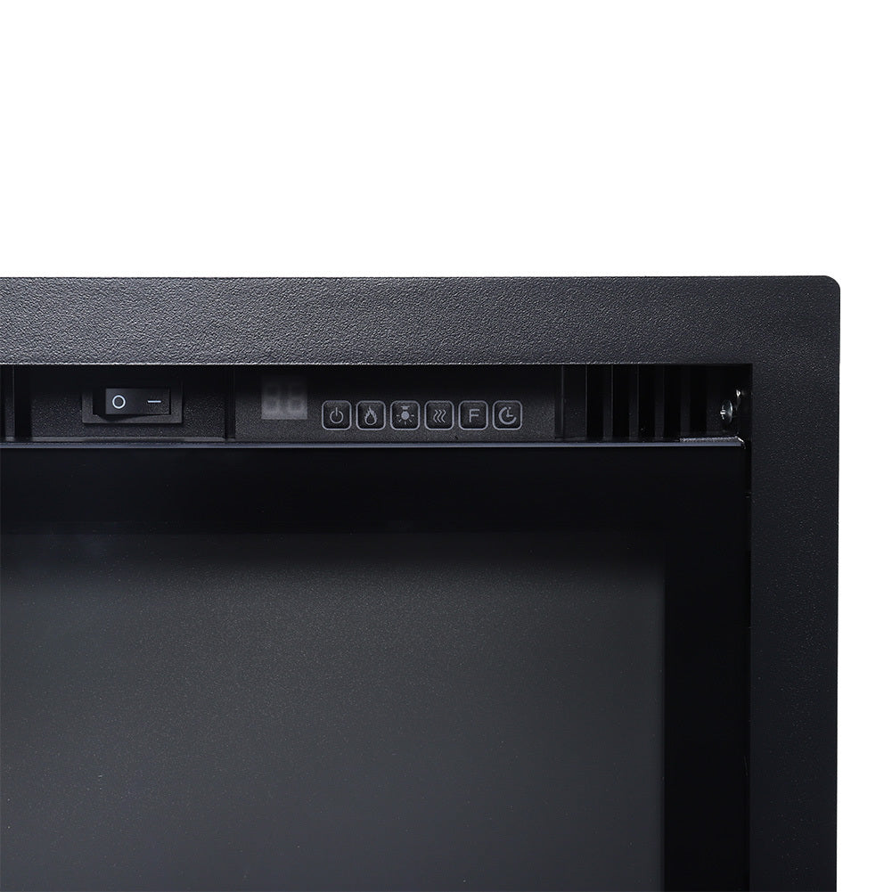 40/50/60 Inch Wall Mounted Electric LED Fireplace Fire Heater