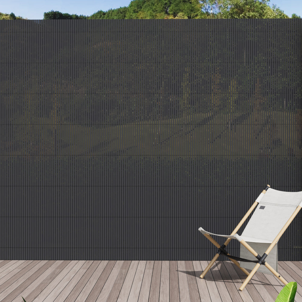 Dark Grey Garden Fence Outdoor Privacy Screen