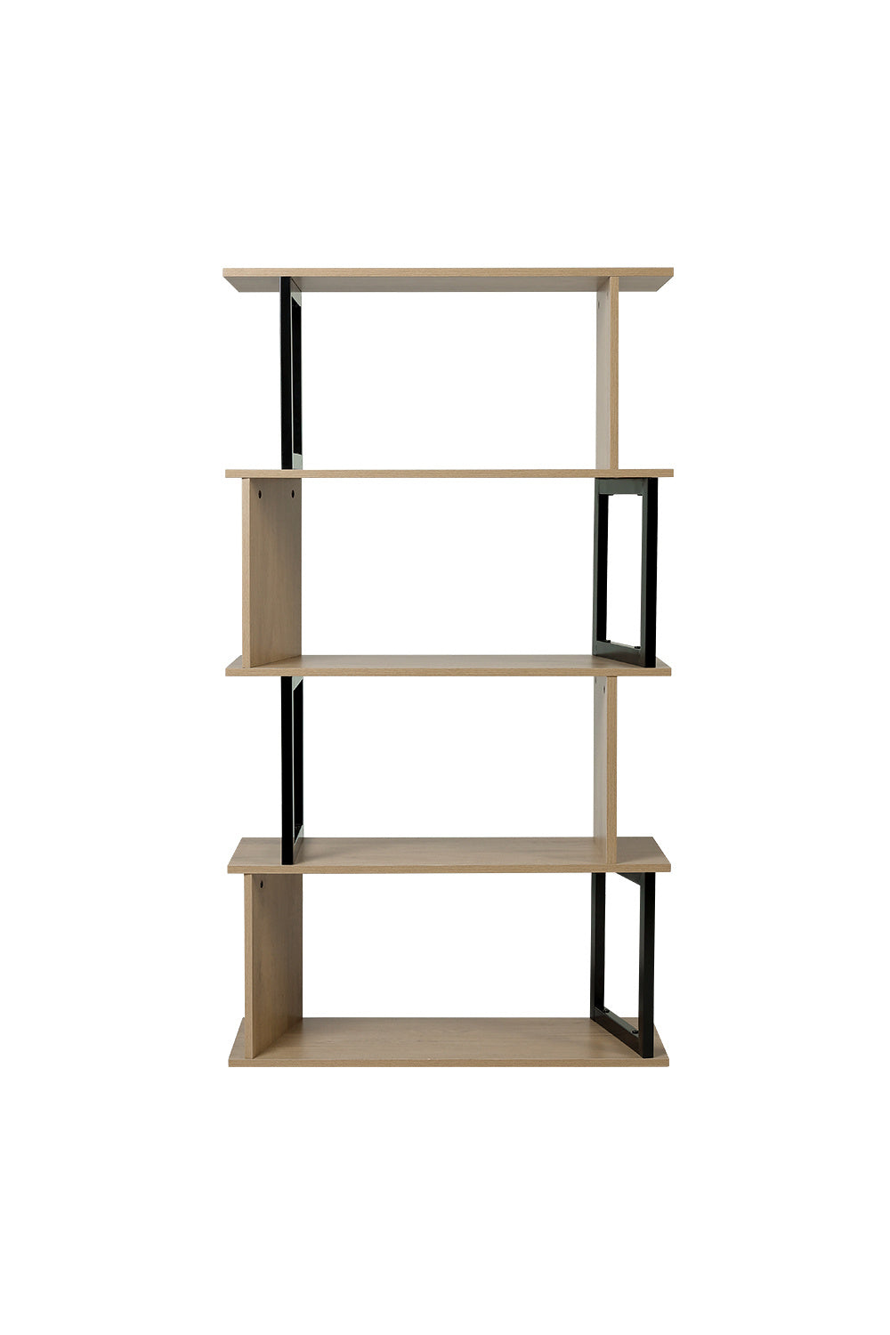 4-Tier Creative Wooden Bookshelf