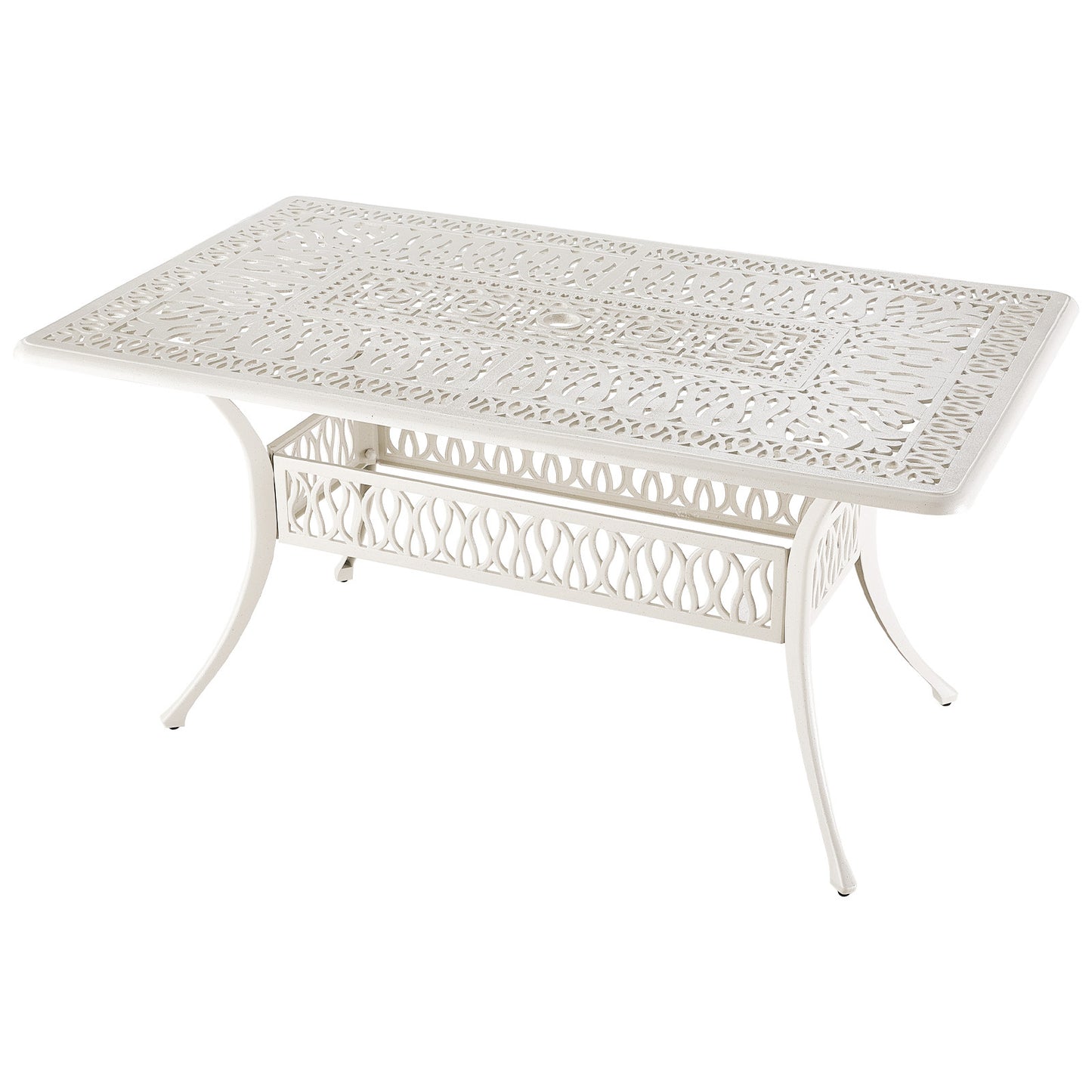 7-Piece Retro Garden Bistro Set Cast Aluminum Table and Chair