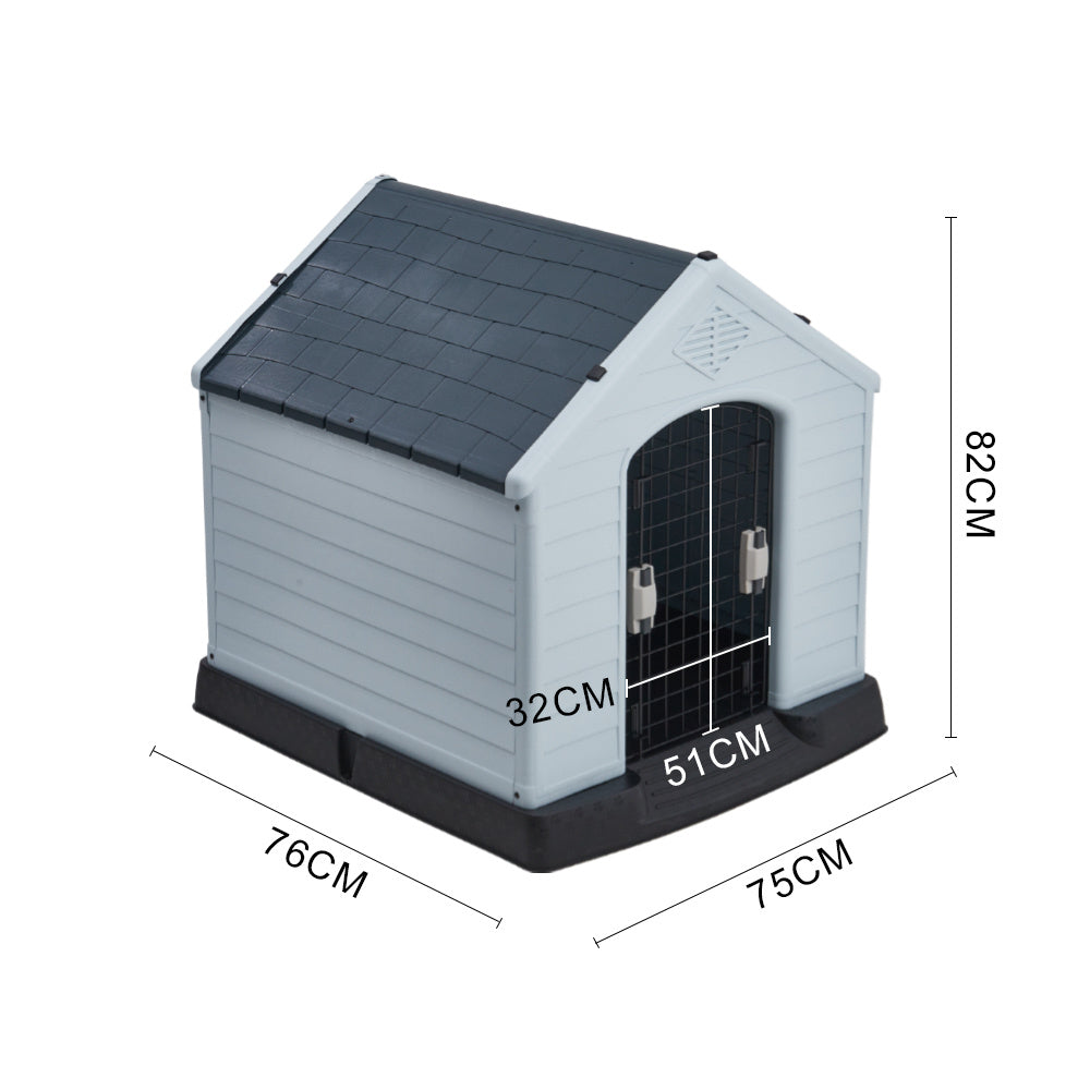 Outdoor Waterproof Dog House with Air Vents and Door