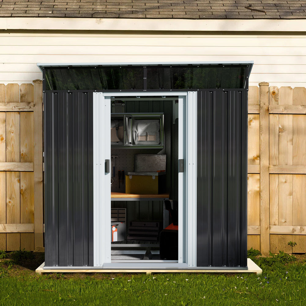 Galvanized Steel Acrylic Storage Shed