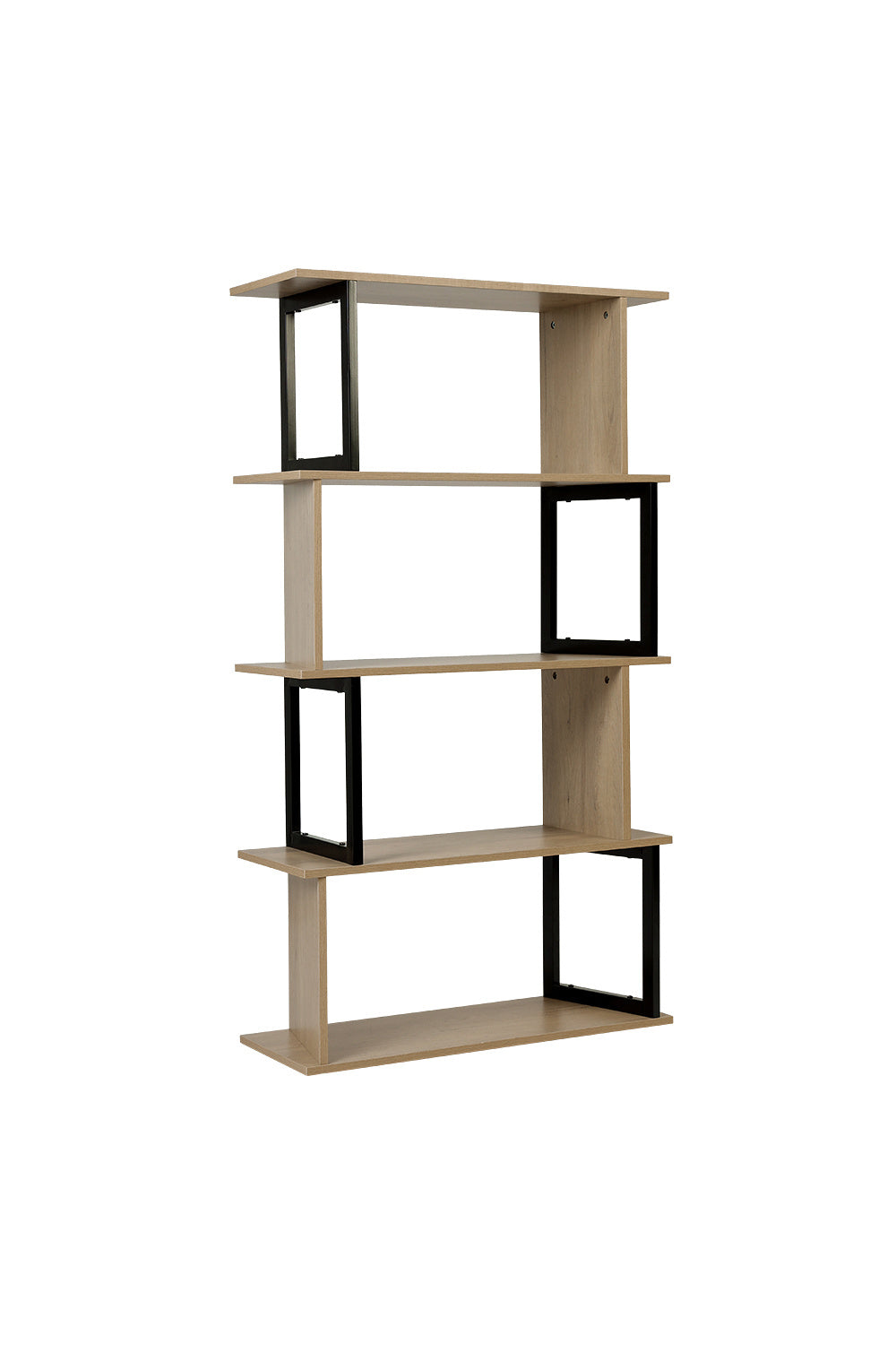 4-Tier Creative Wooden Bookshelf
