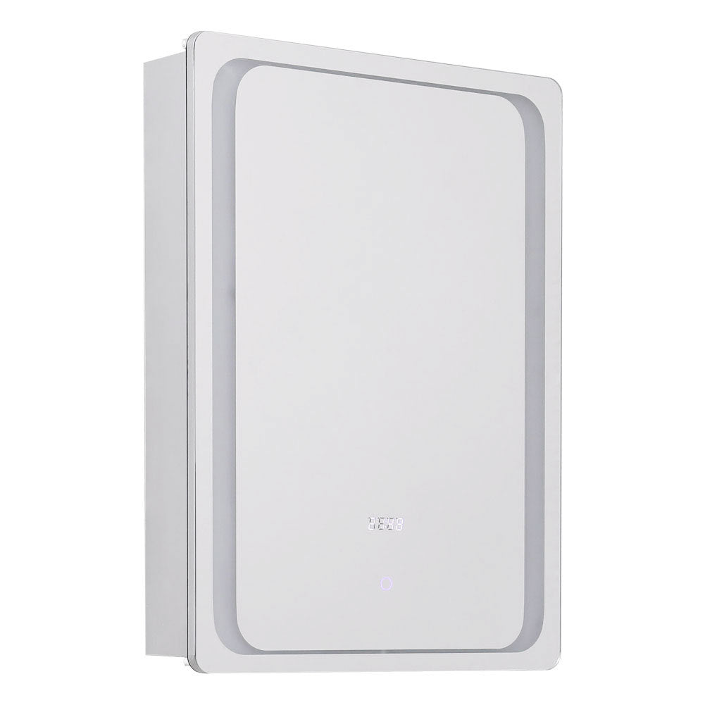 Rectangle Wall Mounted Mirror Cabinet with LED Lighting