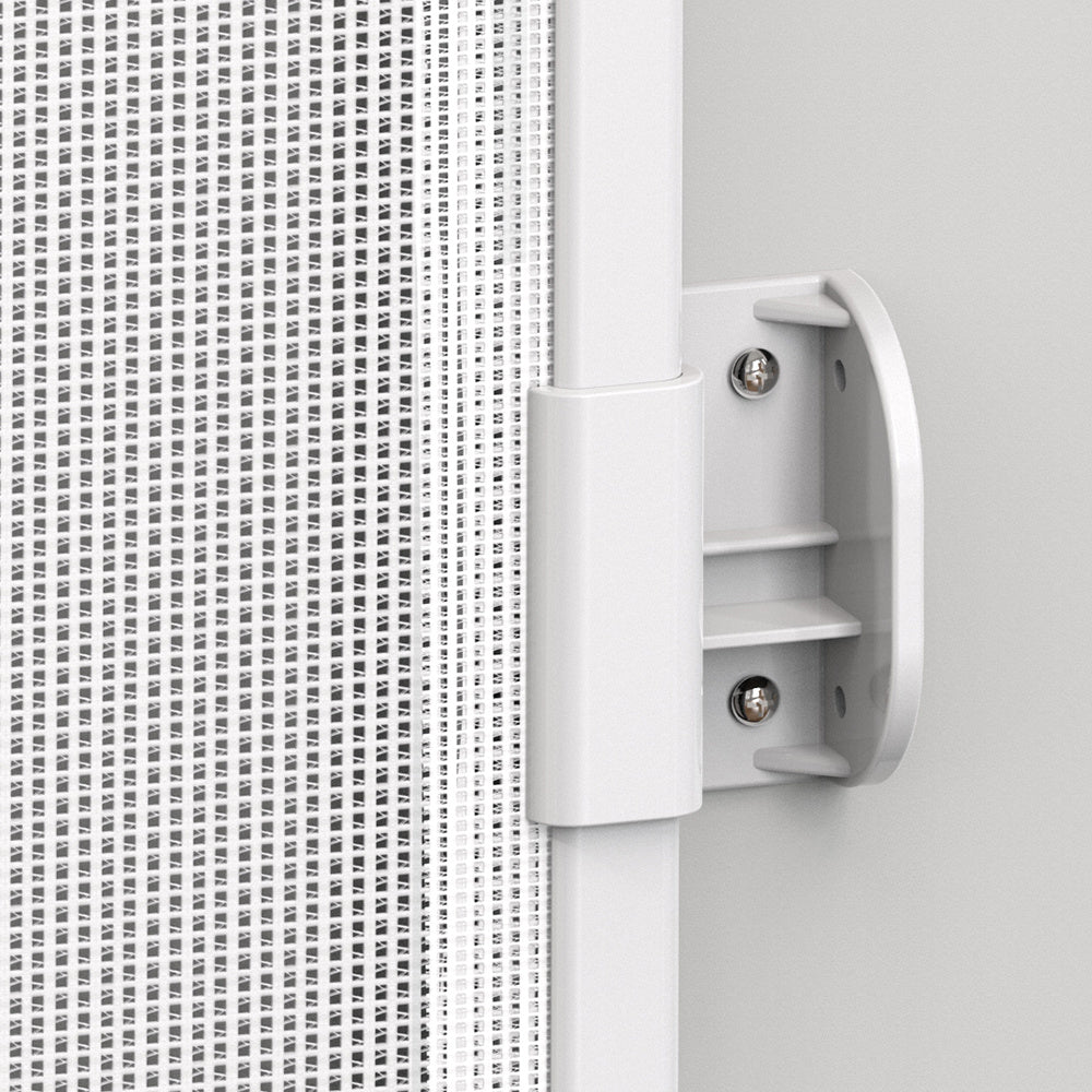 White/Black Retractable Safety Gate for Kids and Pets