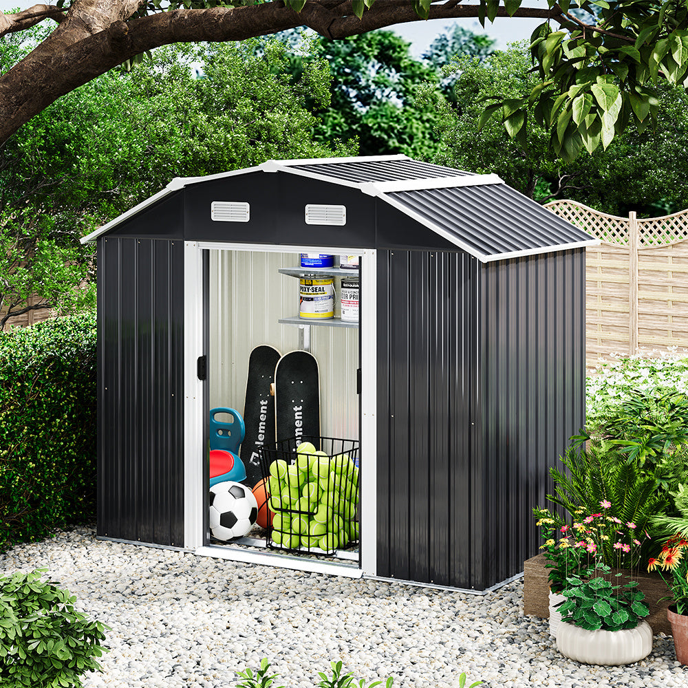 Large Galvanized Steel Acrylic Storage Shed