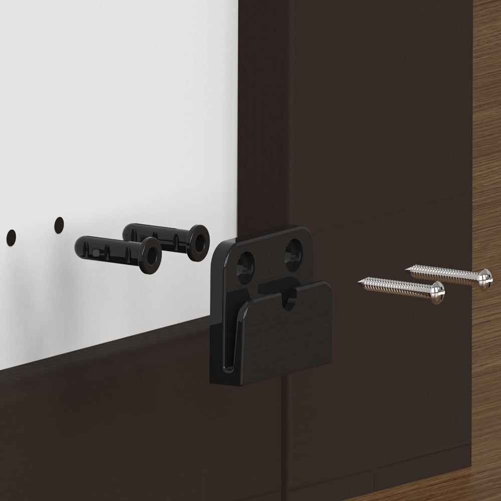 White/Black Retractable Safety Gate for Kids and Pets