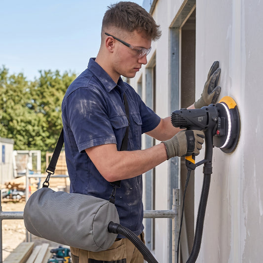 710W Electric Drywall Sander with Vacuum Dust Collection