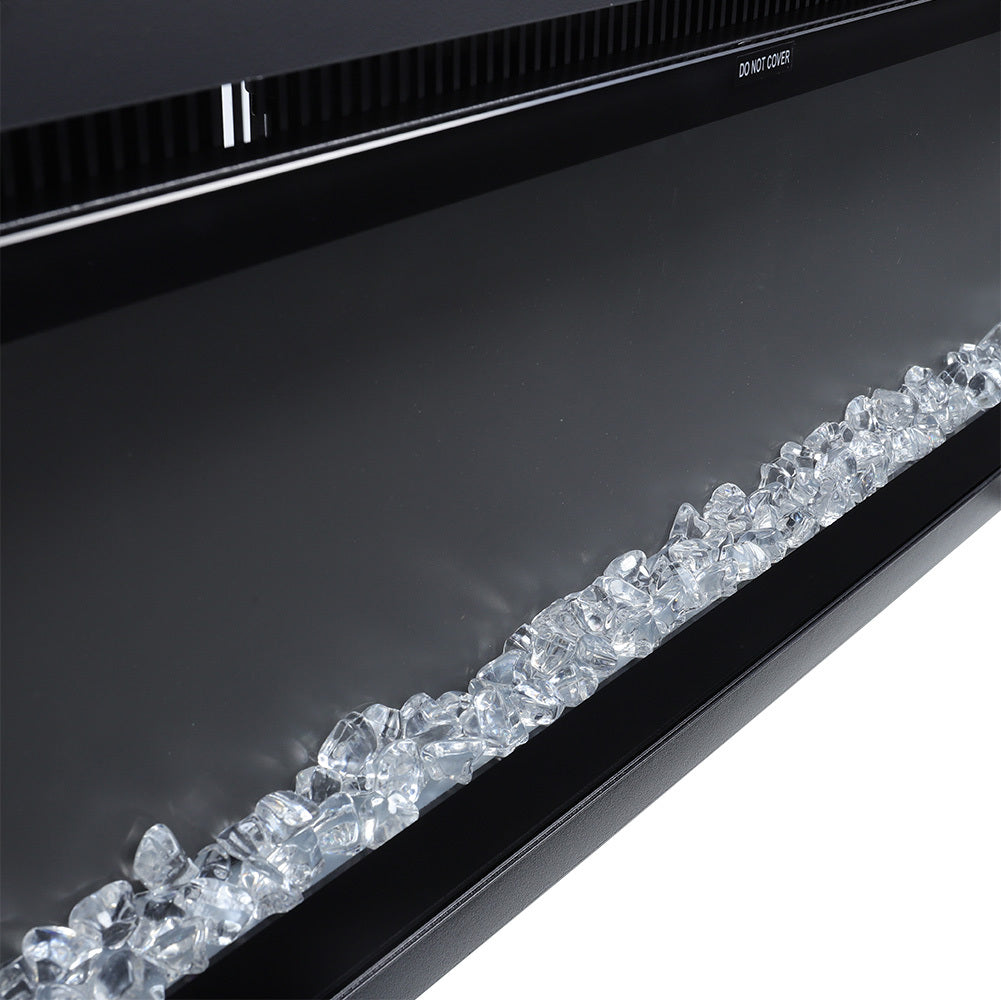 40/50/60 Inch Wall Mounted Electric LED Fireplace Fire Heater