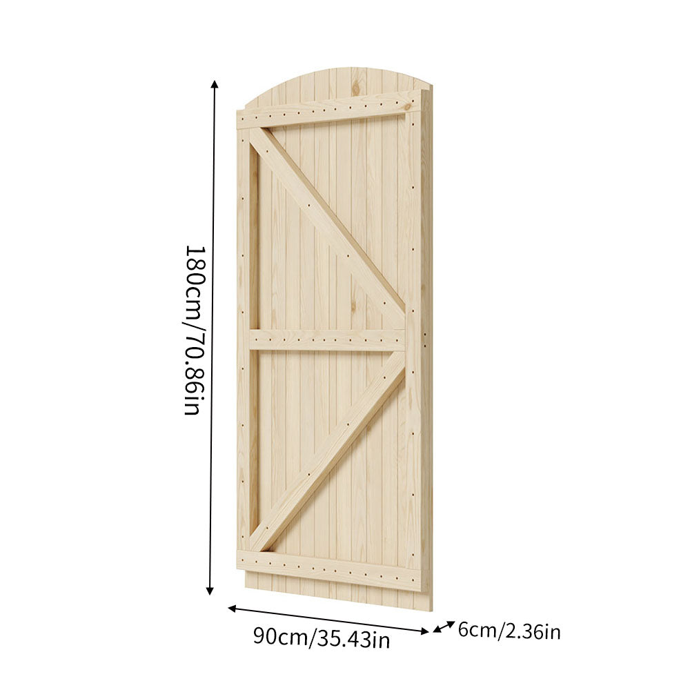 90cm W Arch Top Strong Garden Gate with Latch