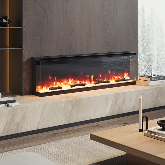 60inch Recessed/Freestanding Electric Fireplace