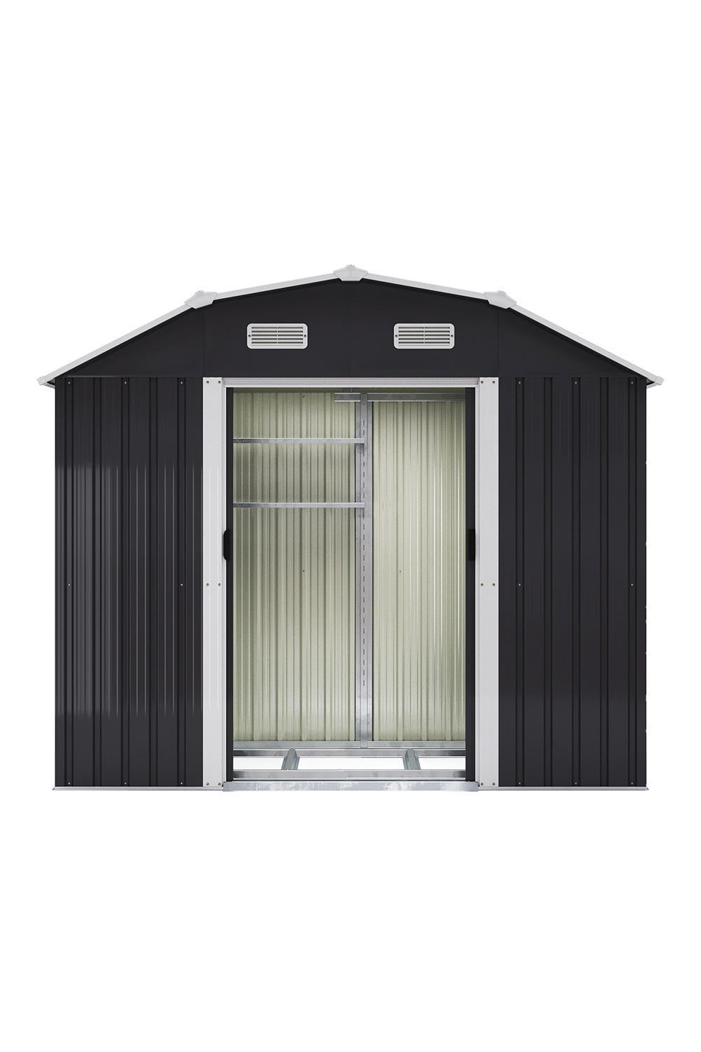 Large Galvanized Steel Acrylic Storage Shed