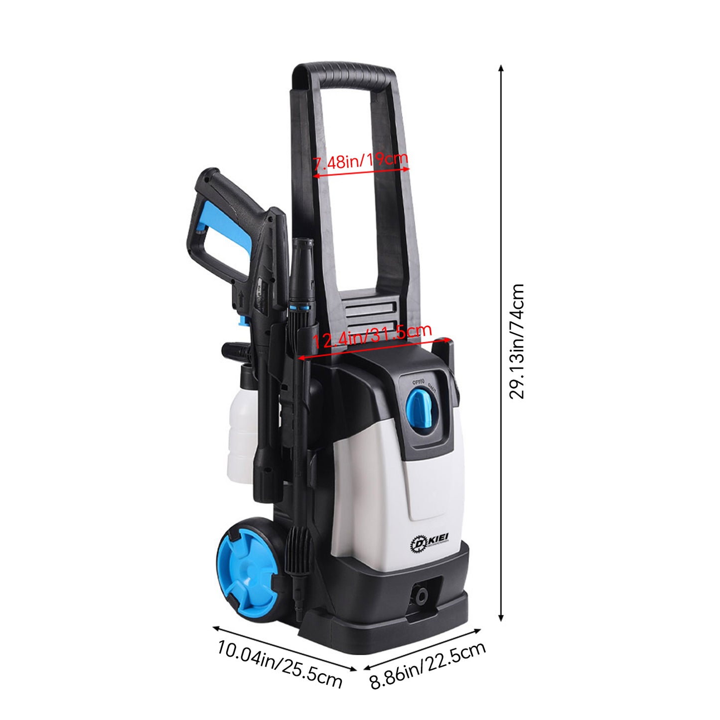 1600W Portable Electric High Pressure Washer