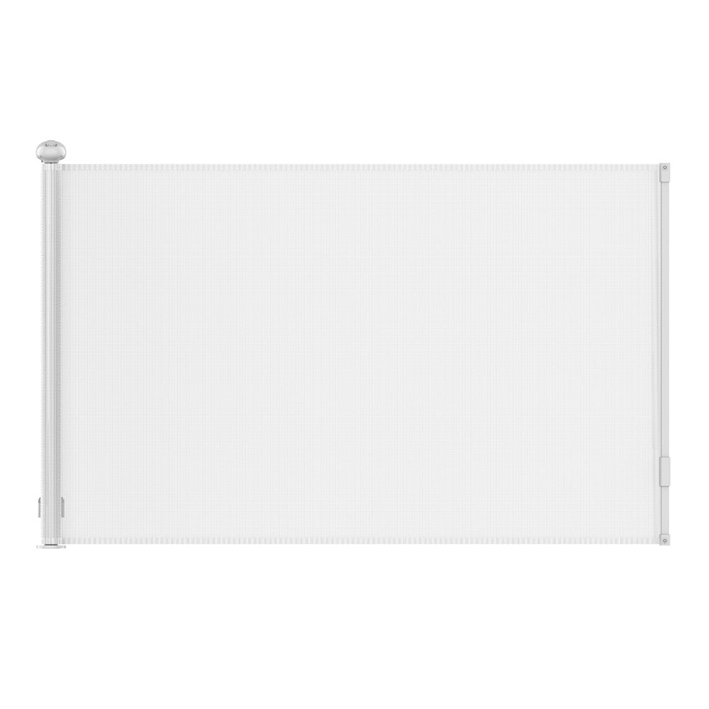 White/Black Retractable Safety Gate for Kids and Pets