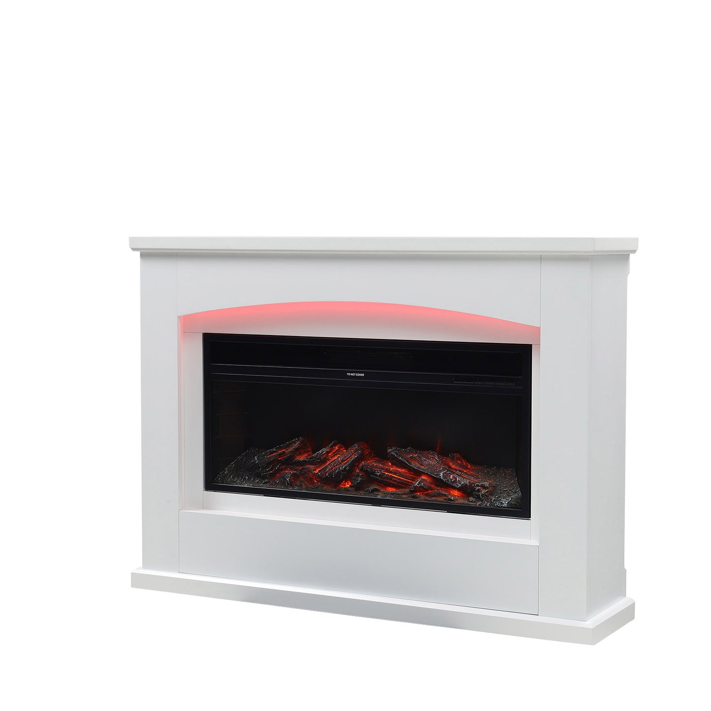 120cm W Electric Fireplace Mantel with 7 Multi-Color Flames