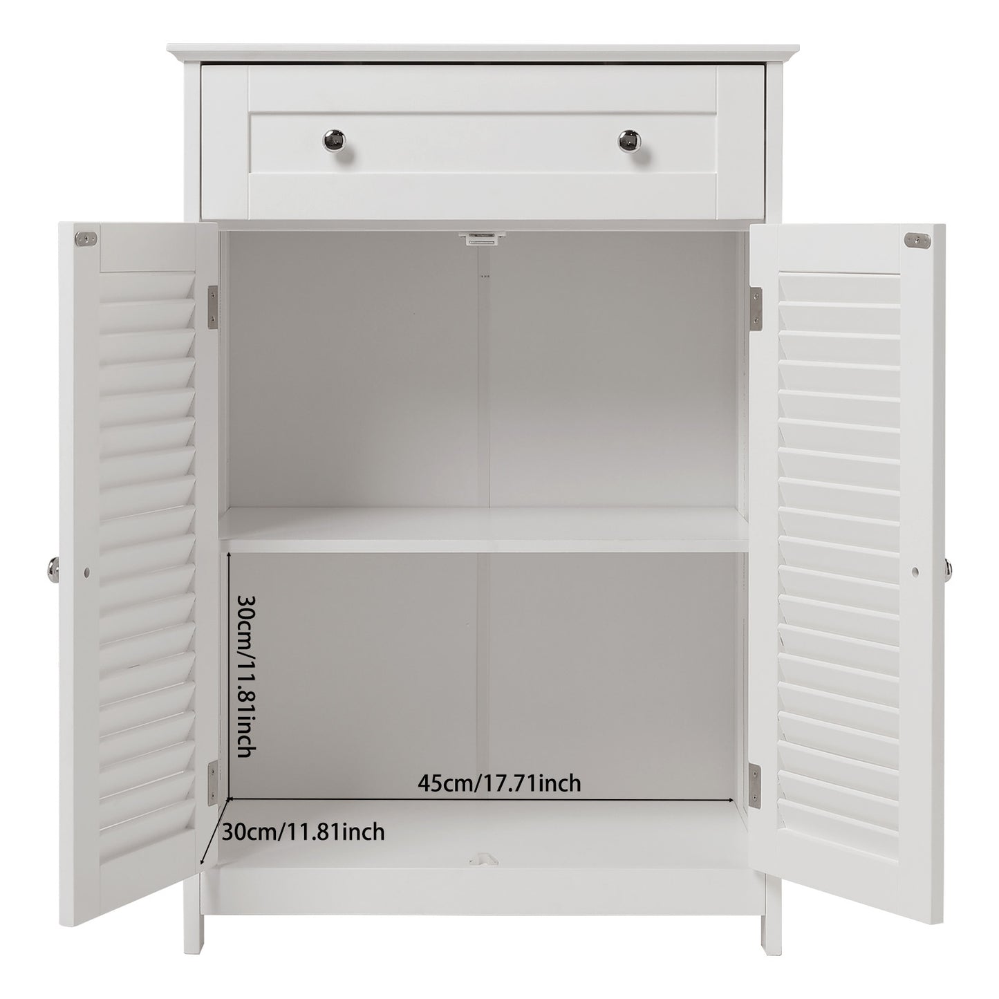 White Shutter Sideboard Cabinet