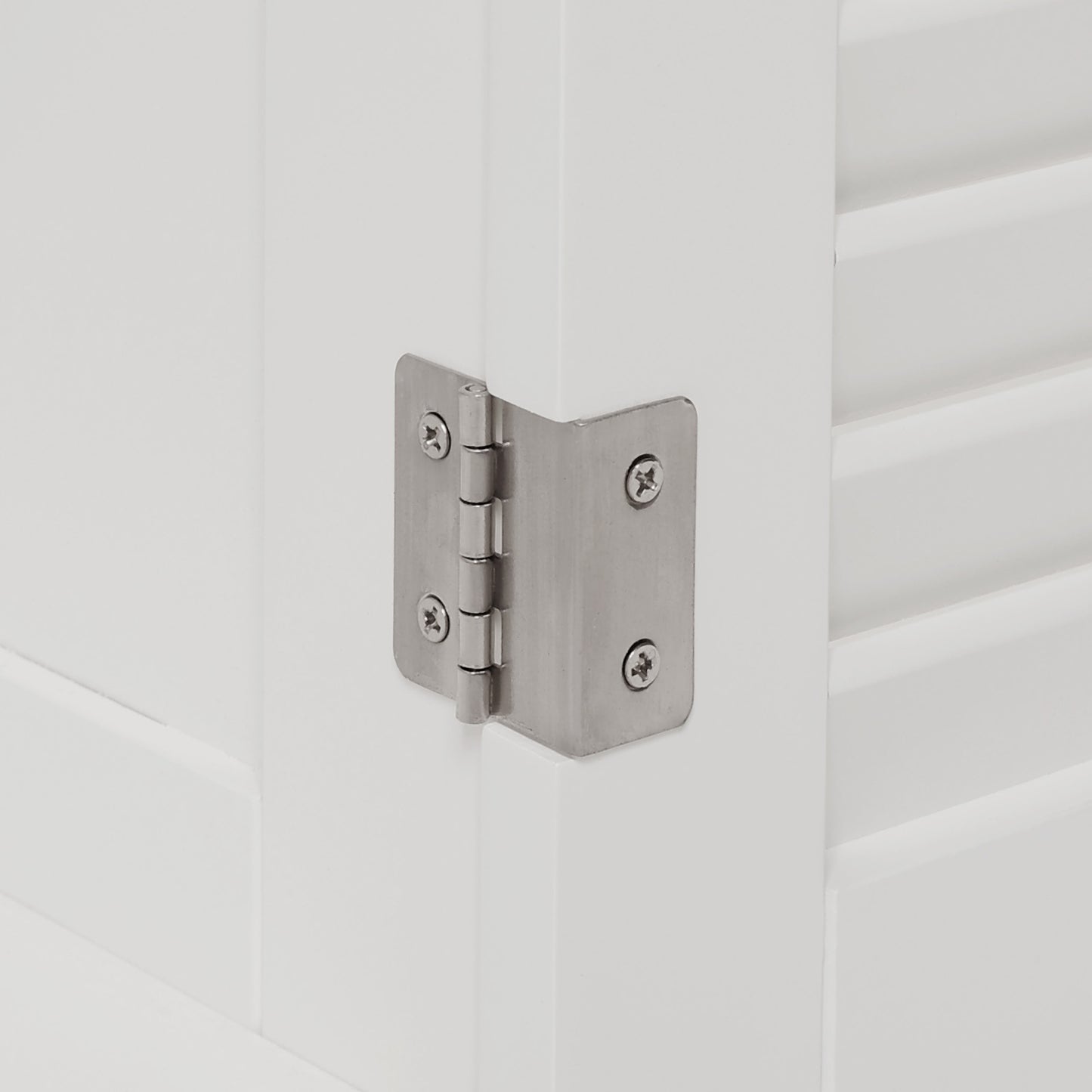 White Shutter Hanging Cabinet