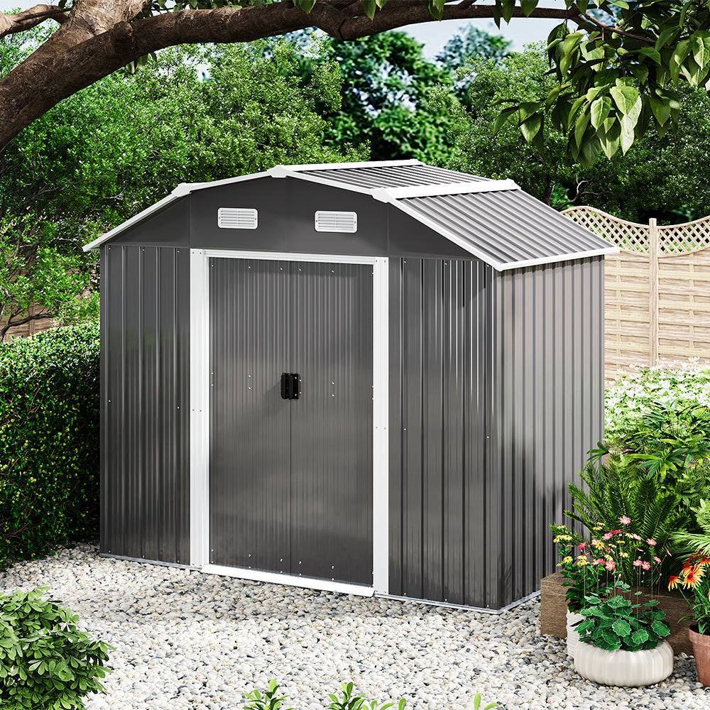 Large Galvanized Steel Acrylic Storage Shed