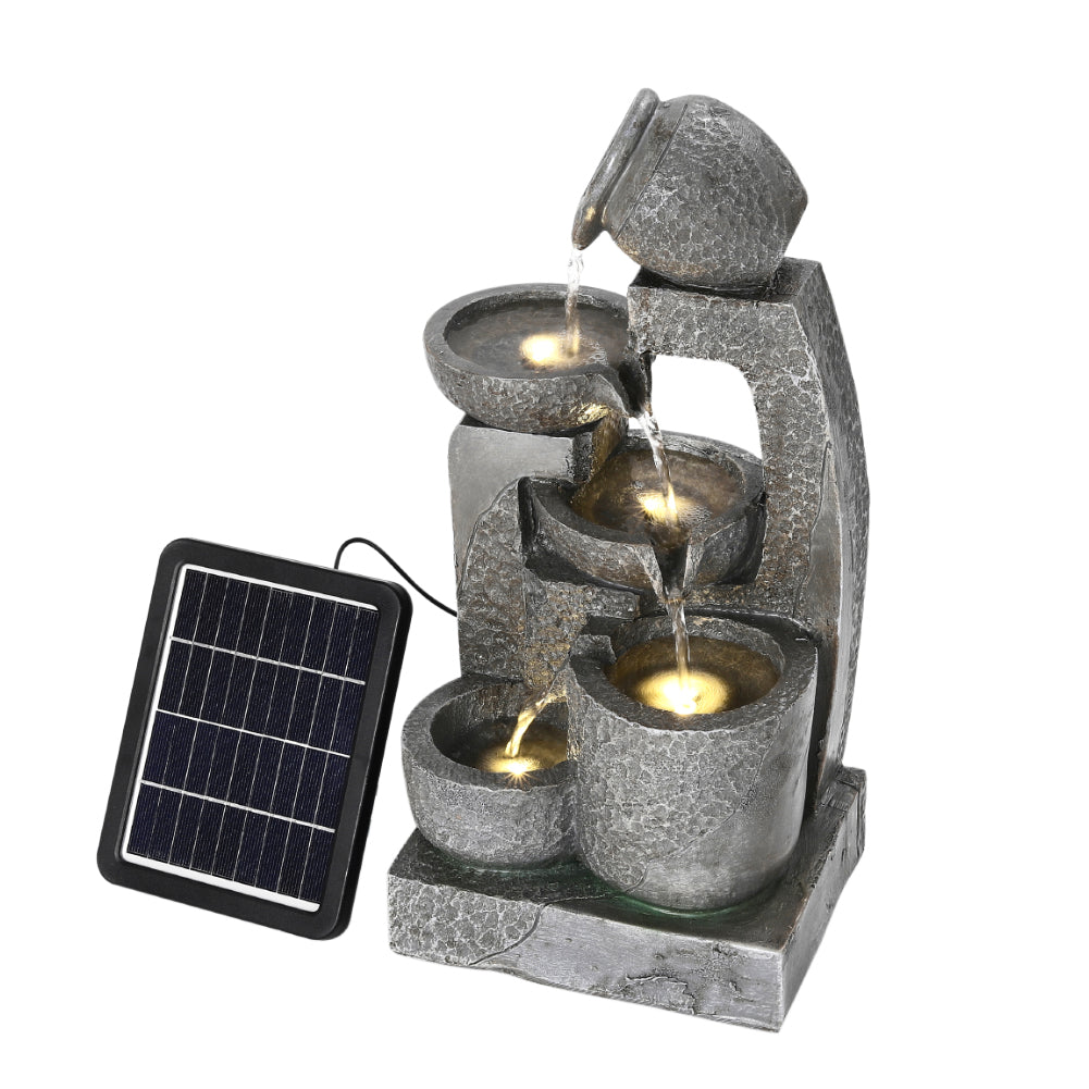 Cascade Solar-powered Water Fountain