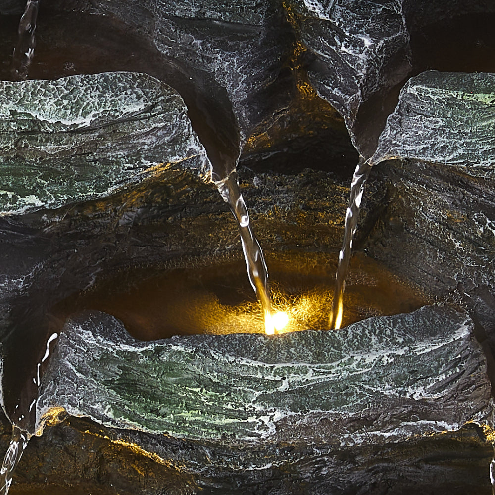 Faux Rock Garden Fountain