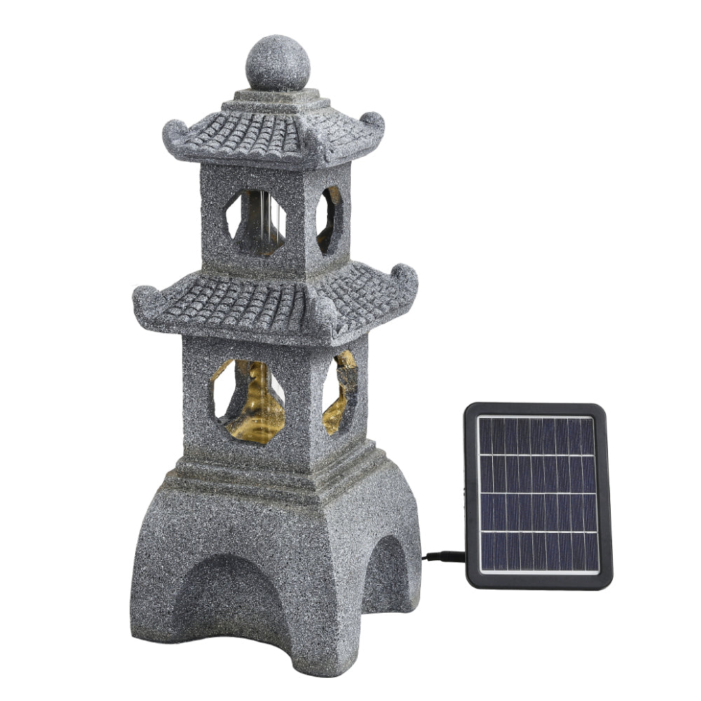 Pagoda Solar Garden Fountain