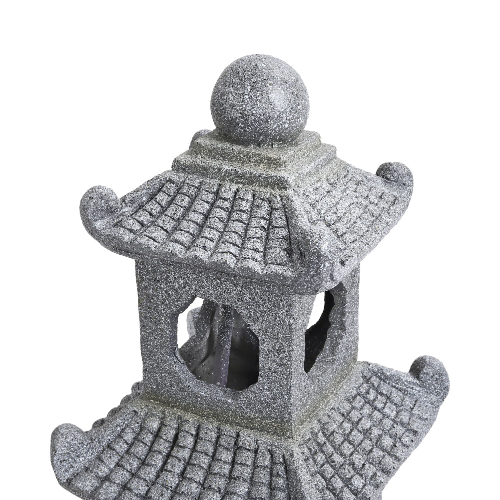Pagoda Solar Garden Fountain