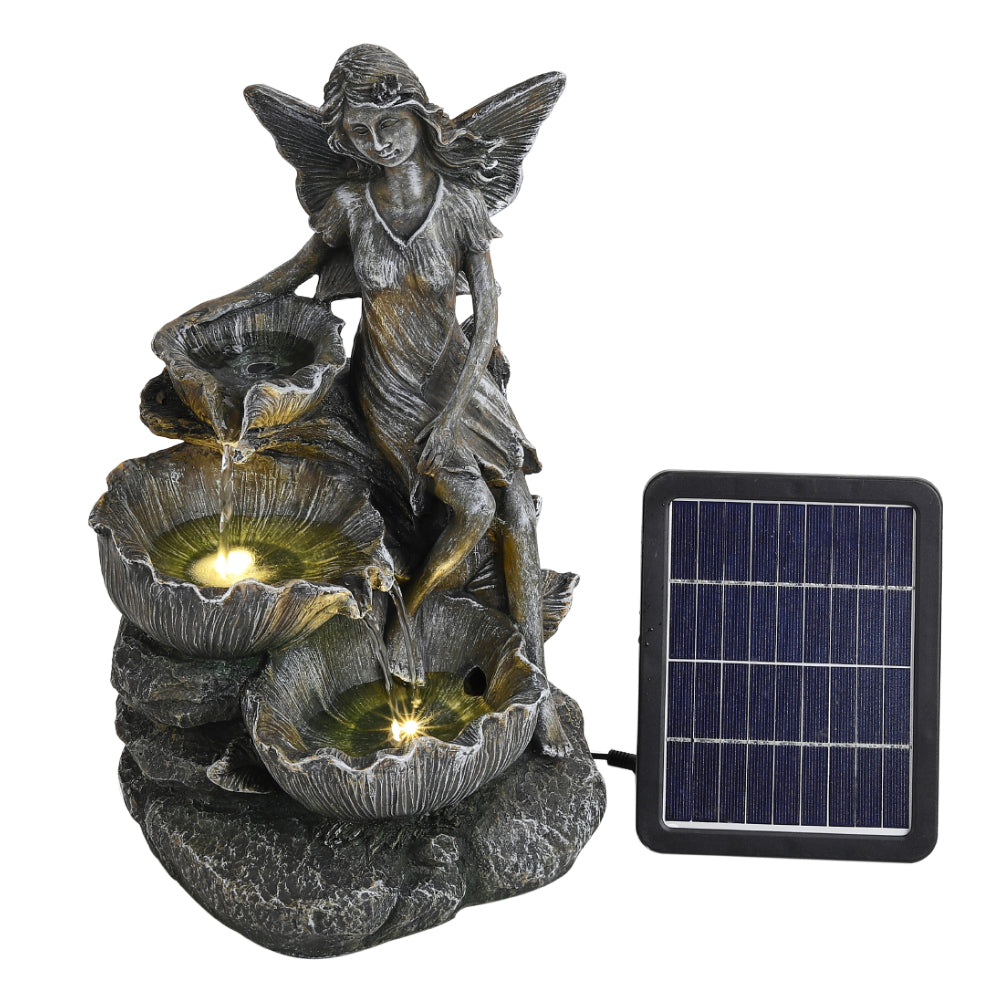 Fairy Solar Resin Water Fountain