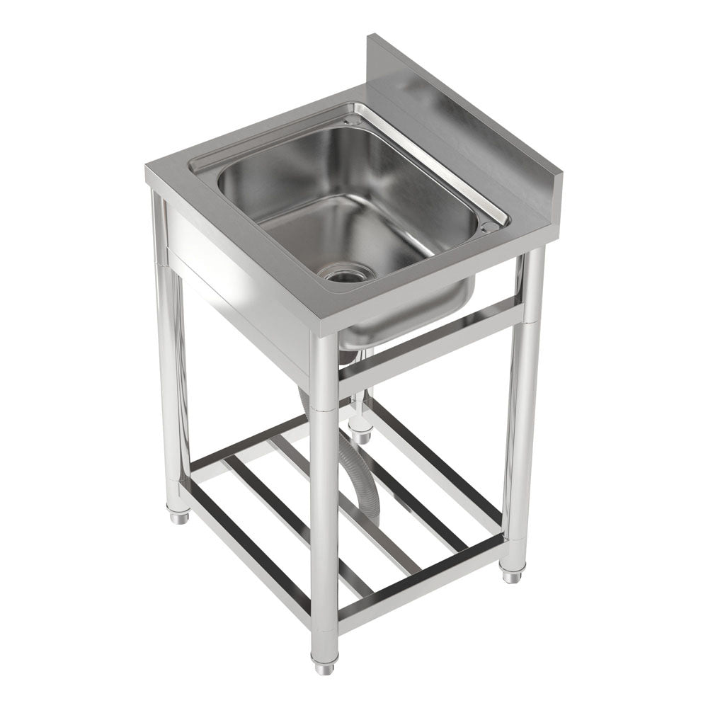 Commercial Kitchen Sink with Bottom Shelf