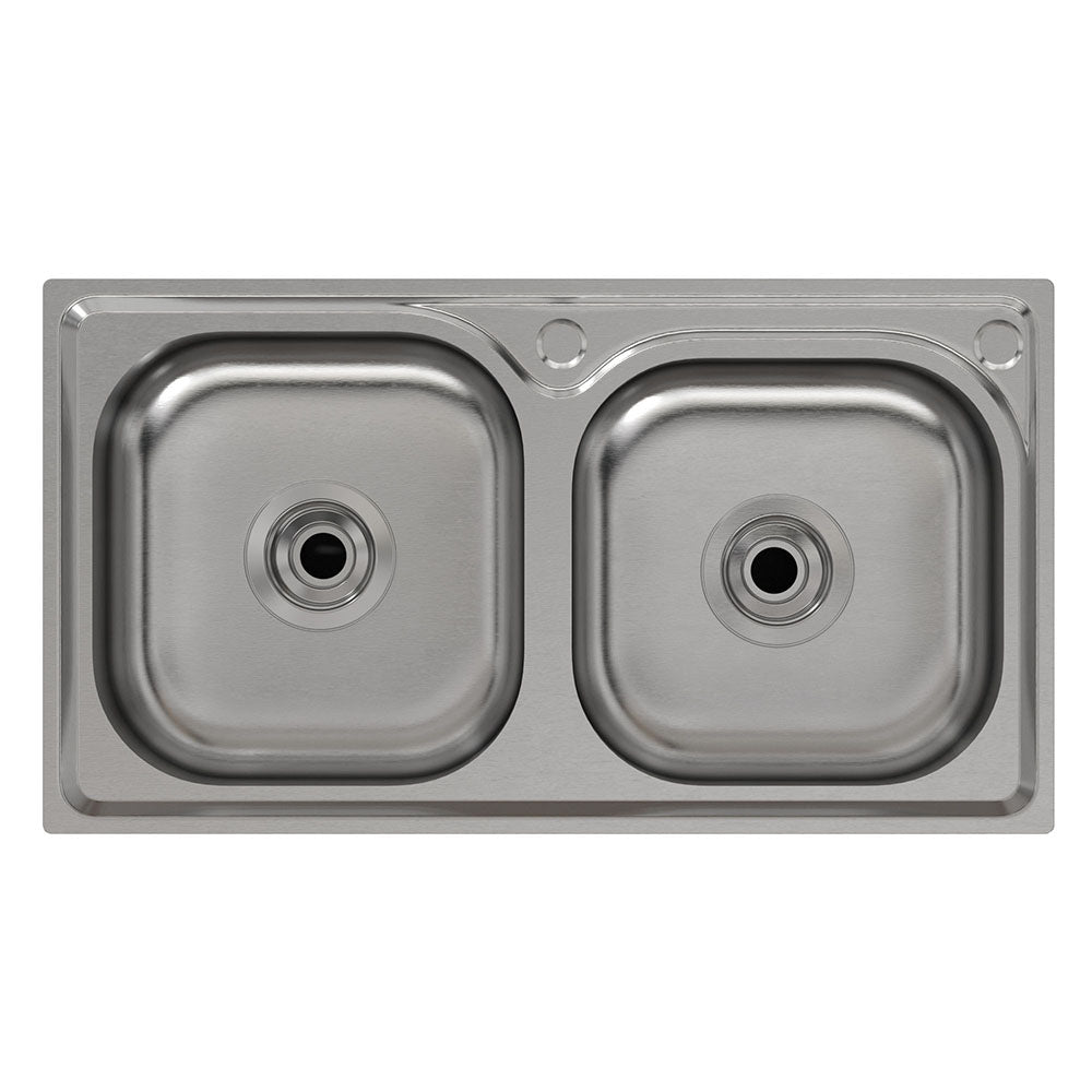 Two Compartment Stainless Steel Sink