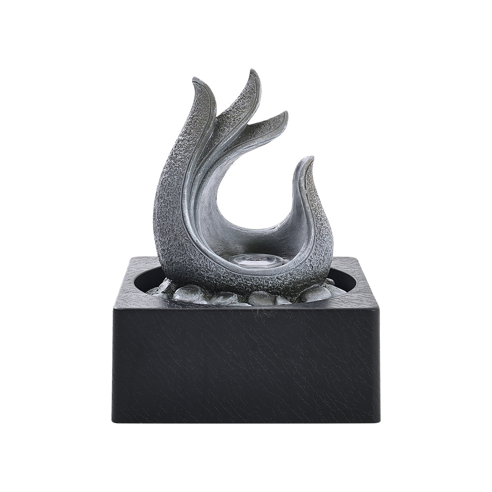 LED Tabletop Resin Water Fountain