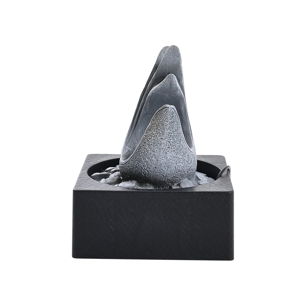LED Tabletop Resin Water Fountain