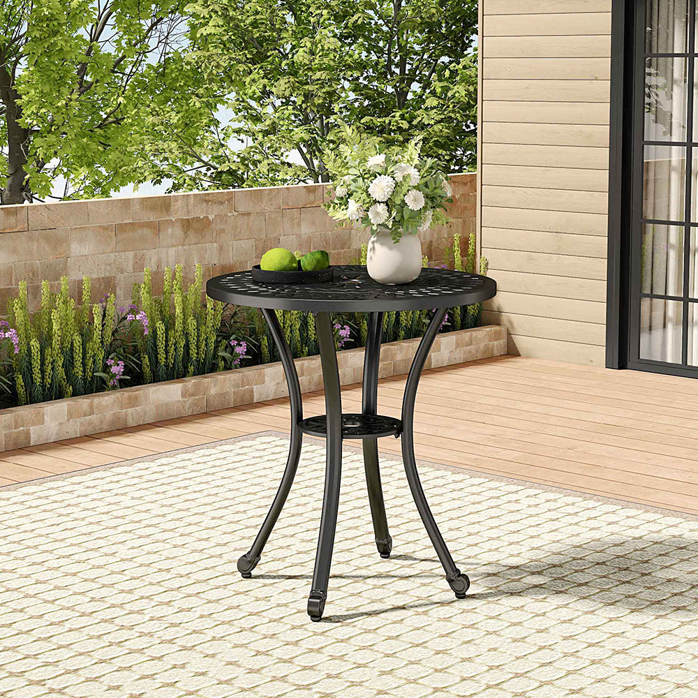 Cast Aluminum Round Patio Dining Table