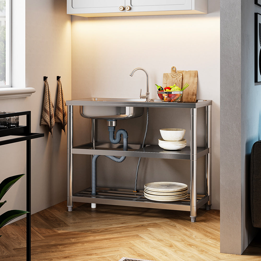 Stainless Steel One Compartment Sink