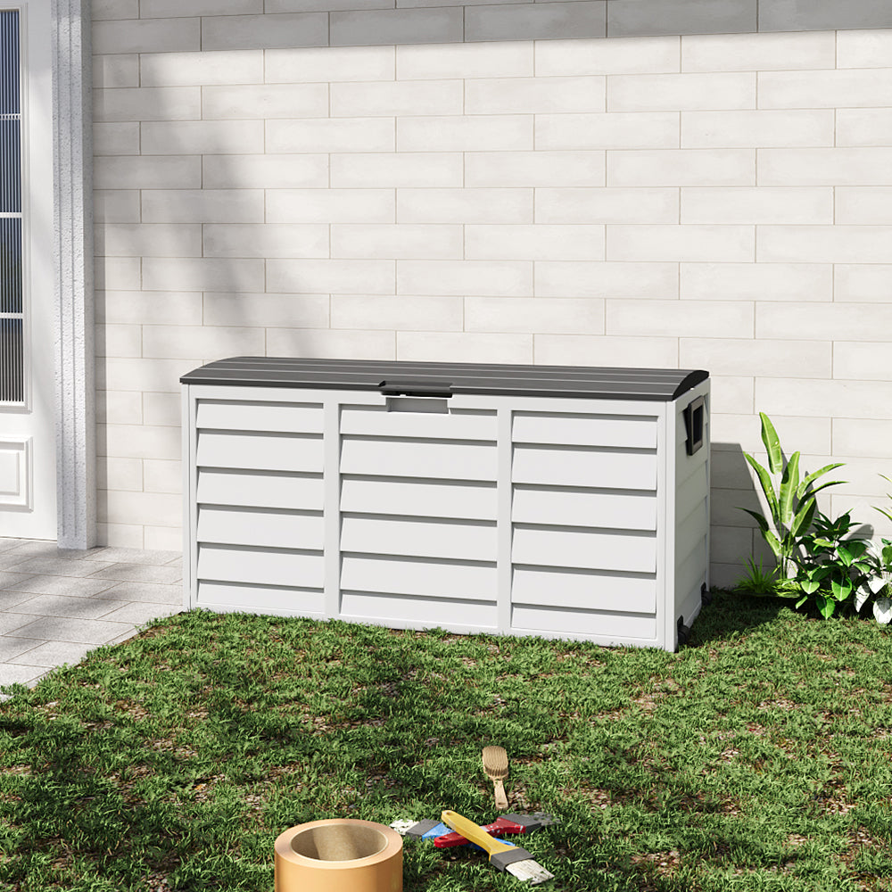 Outdoor Storage Deck Box with Wheels