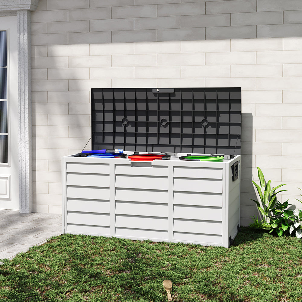 Outdoor Storage Deck Box with Wheels