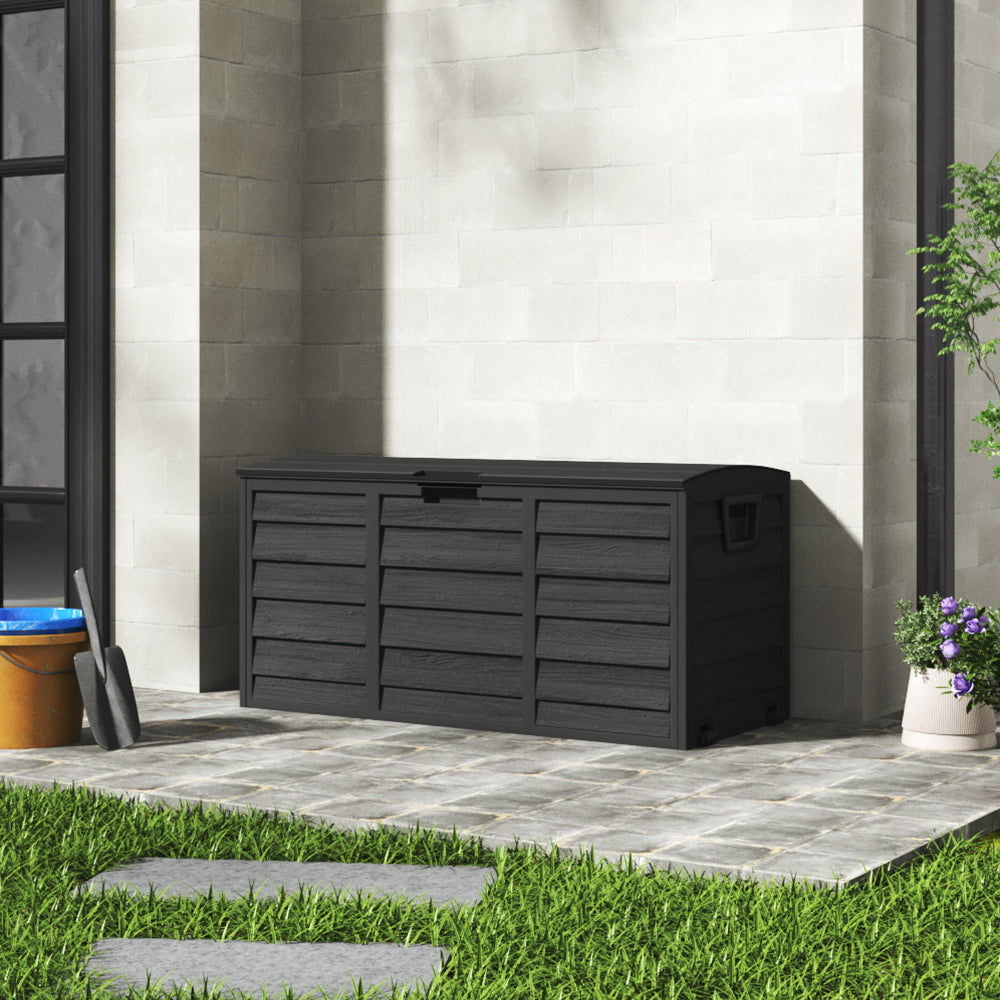 Outdoor Storage Deck Box with Wheels