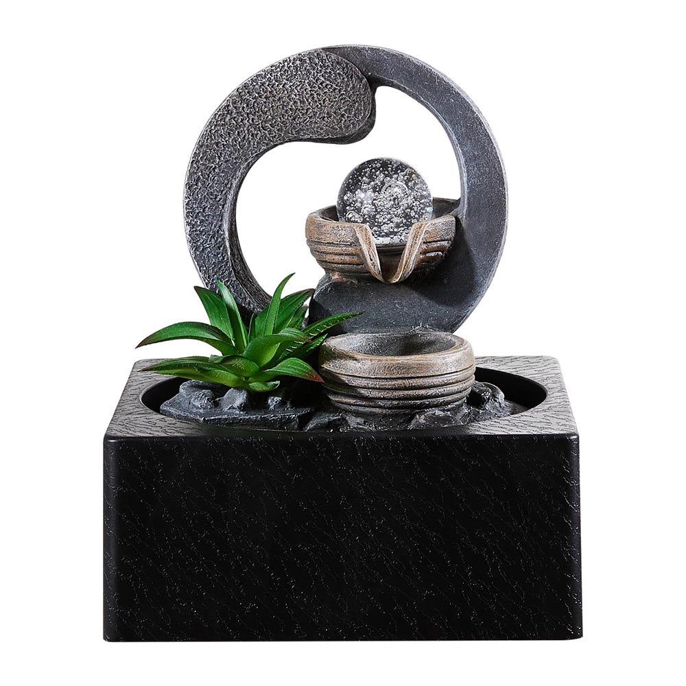 Indoor Tabletop Fountain Crystal Ball Decor