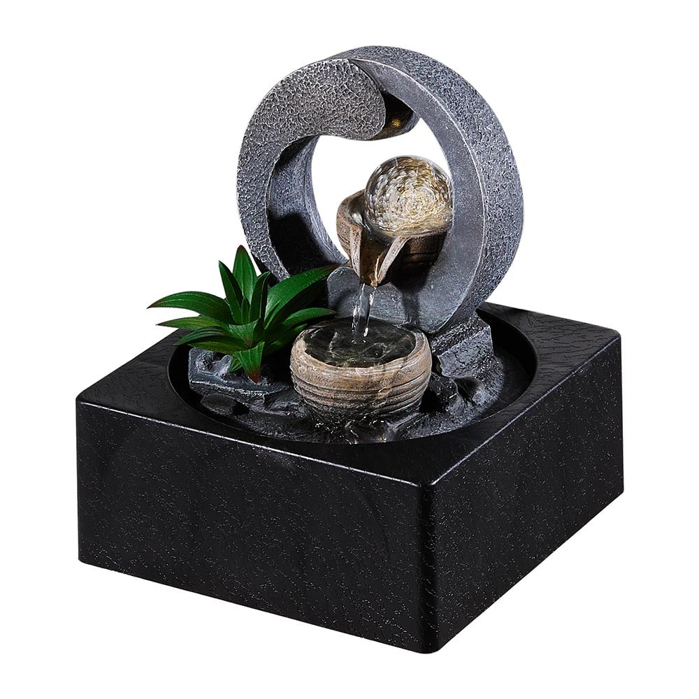Indoor Tabletop Fountain Crystal Ball Decor