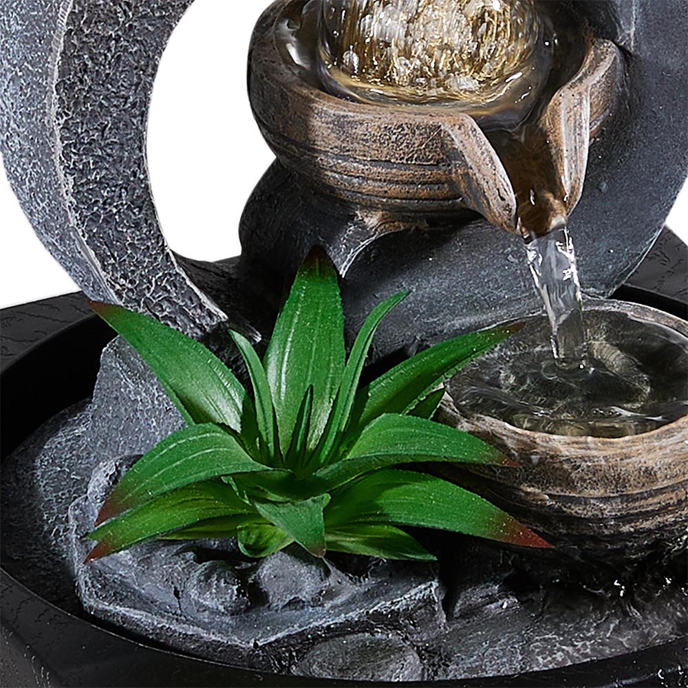Indoor Tabletop Fountain Crystal Ball Decor