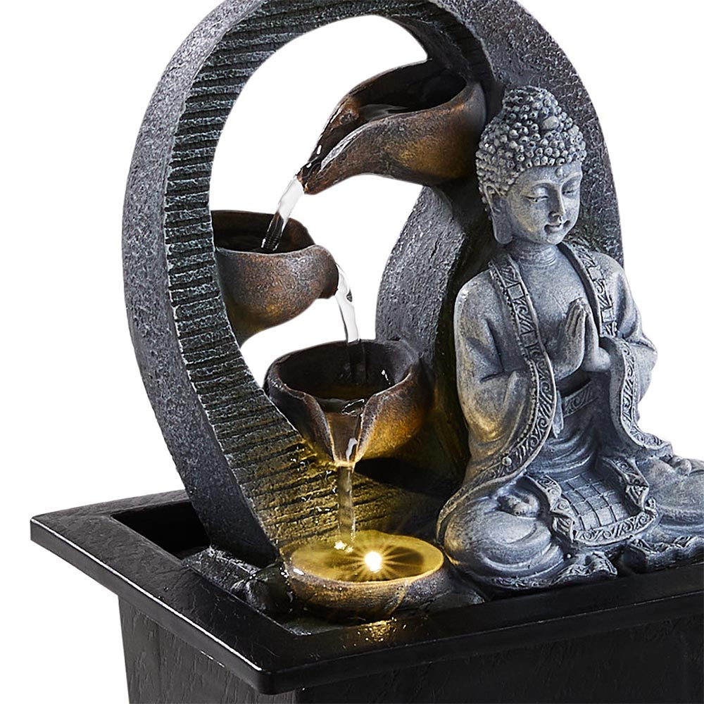 Indoor Tabletop Fountain Buddha Decor
