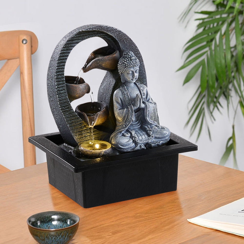 Indoor Tabletop Fountain Buddha Decor