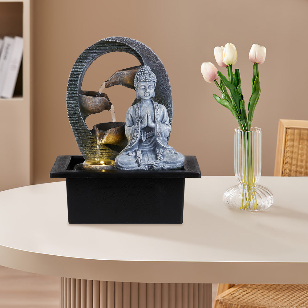 Indoor Tabletop Fountain Buddha Decor