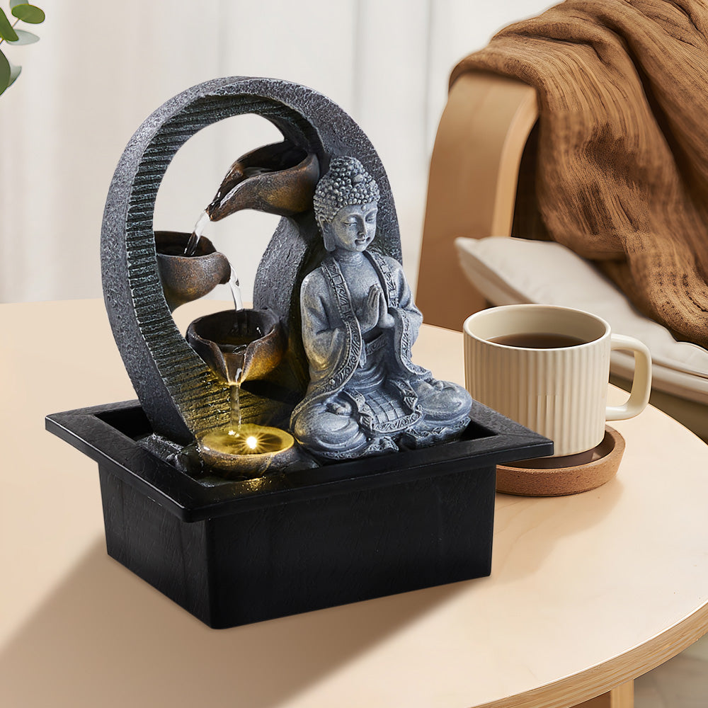 Indoor Tabletop Fountain Buddha Decor