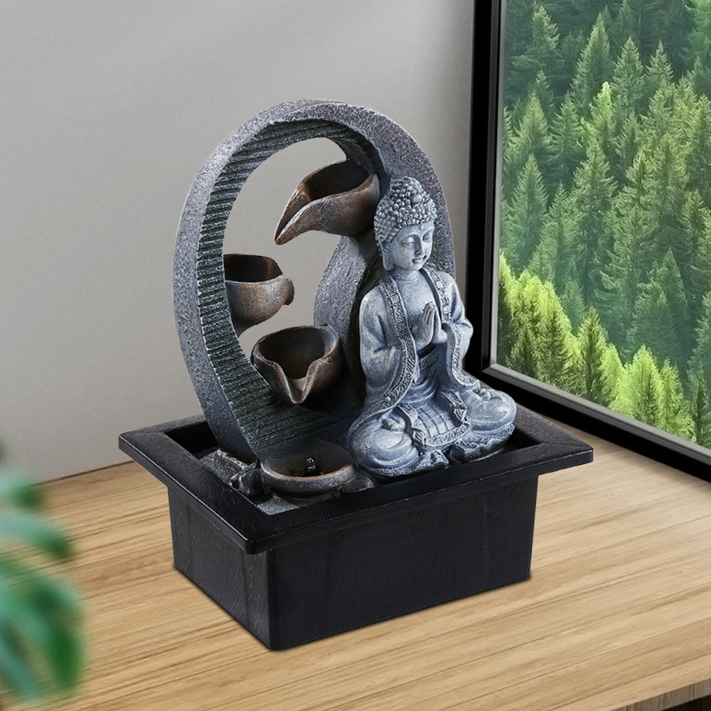 Indoor Tabletop Fountain Buddha Decor
